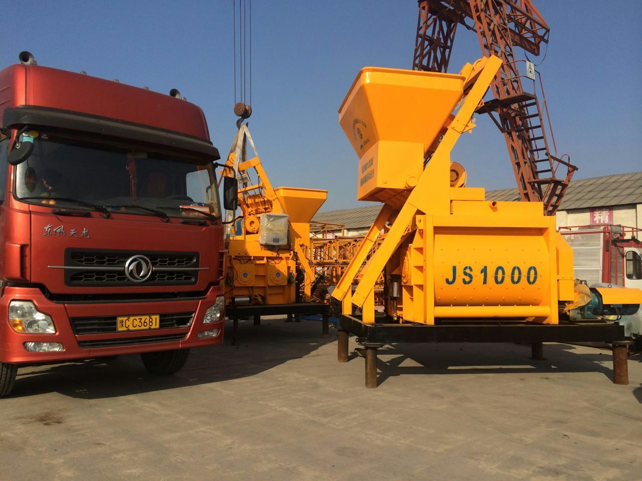 JS1000強(qiáng)制式攪拌機(jī)